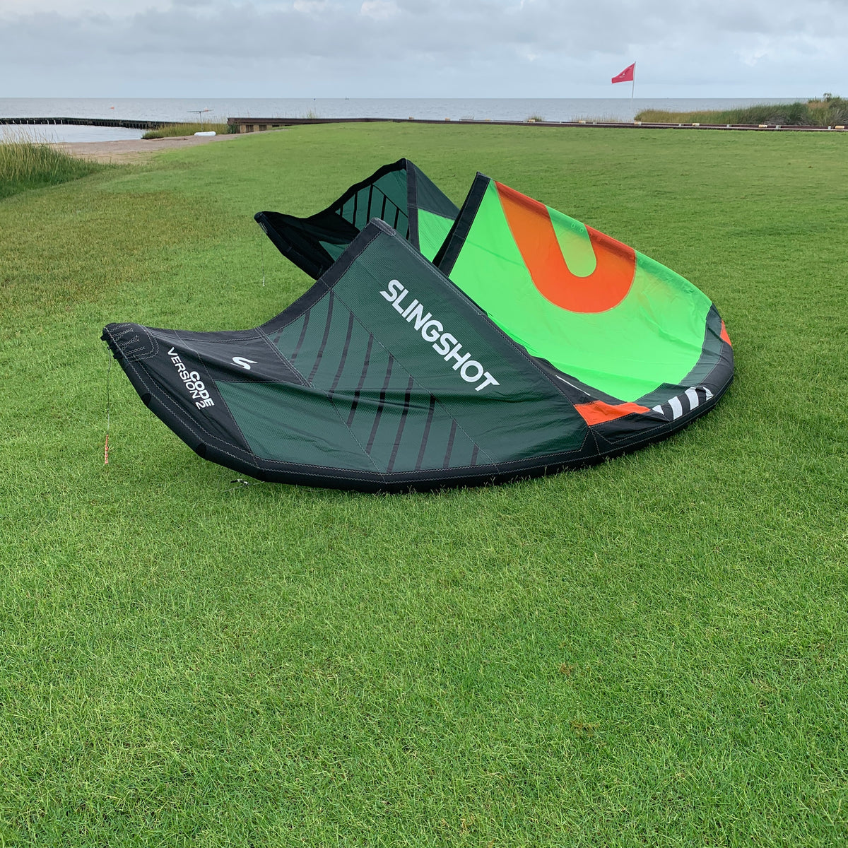 USED Slingshot Code V2 Kite-Green-7m