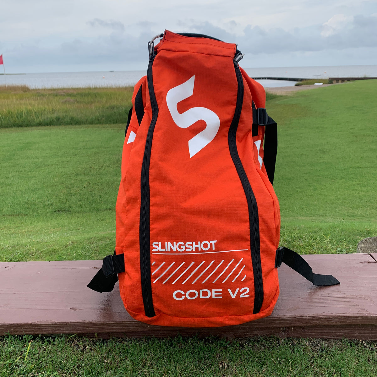 USED Slingshot Code V2 Kite-Green-7m