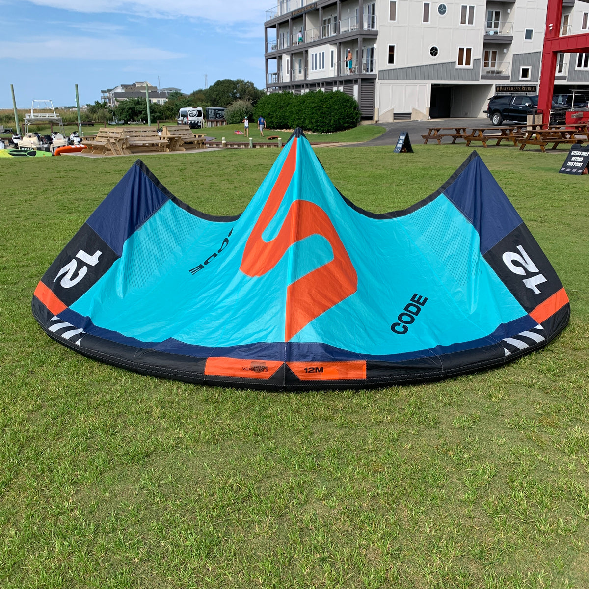 USED Slingshot Code V2 Kite-Blue-12m