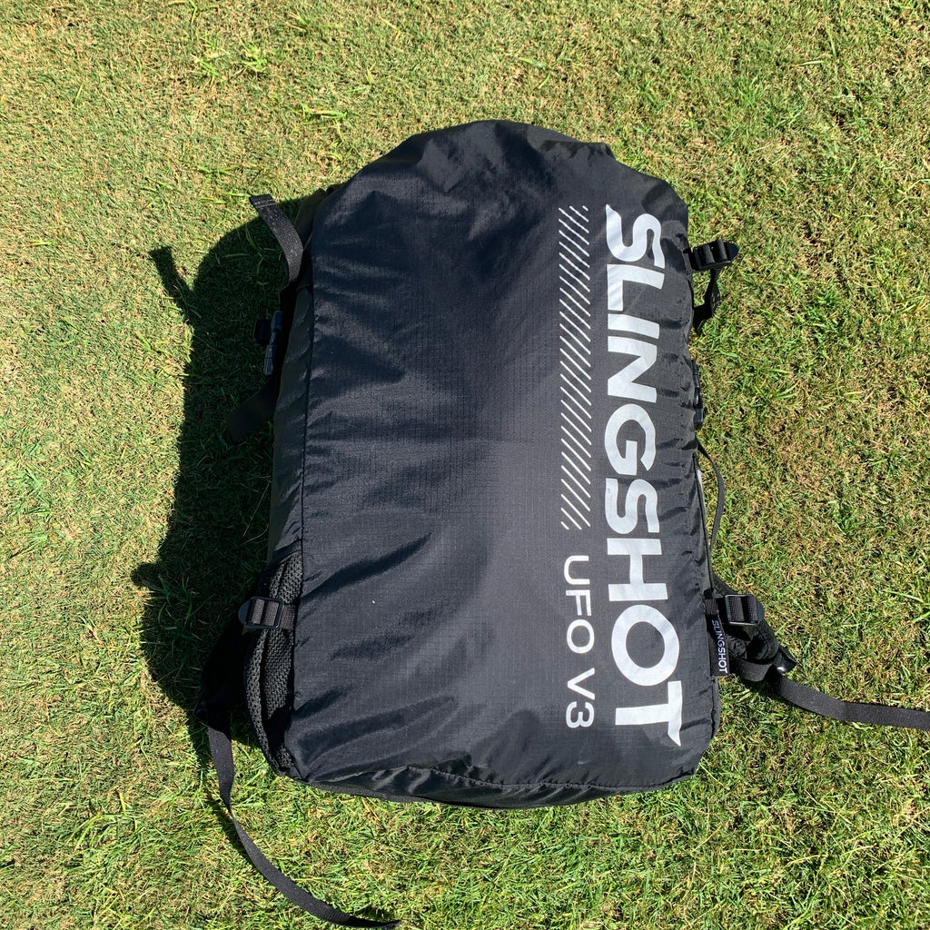 USED Slingshot UFO V3 Kite-10m-Black/Orange