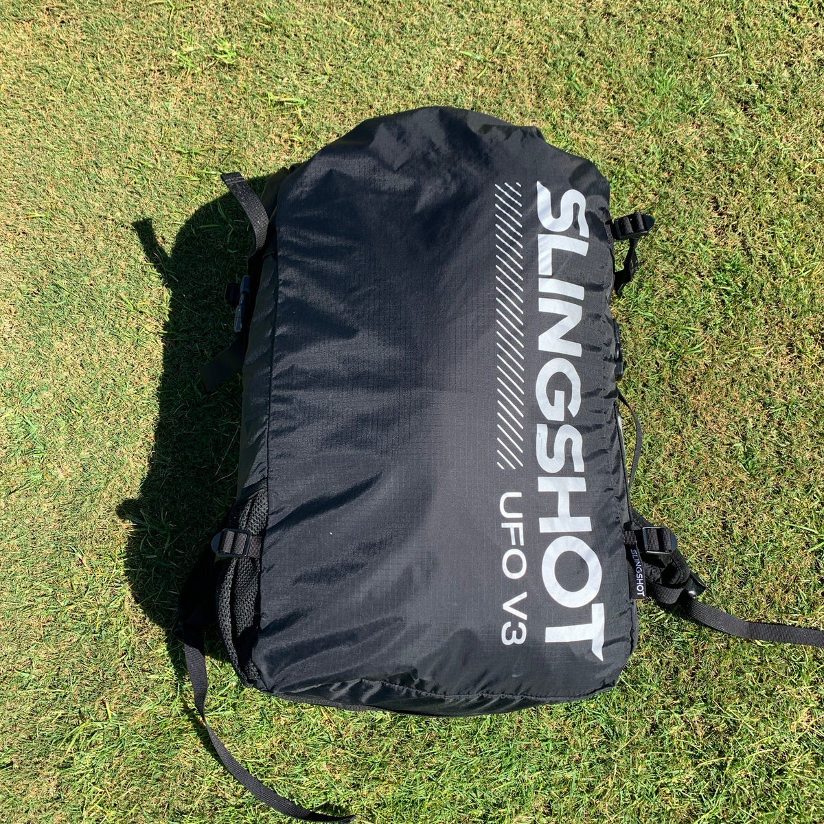 USED Slingshot UFO V3 Kite-10m-Black/Orange