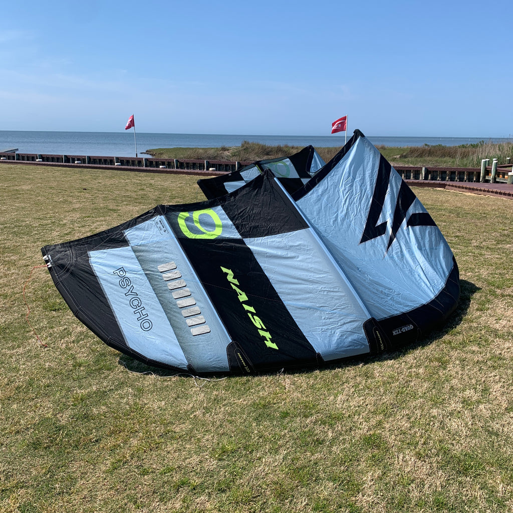 USED 2025 Naish Psycho Kite-9m-Slate/Black