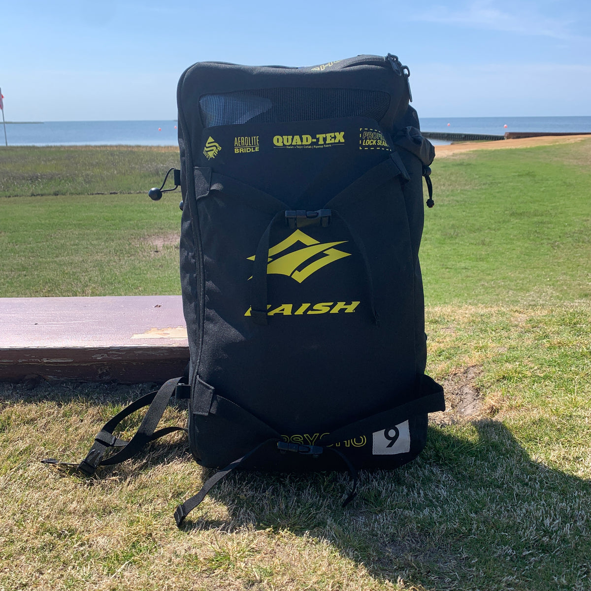 USED 2025 Naish Psycho Kite-9m-Slate/Black