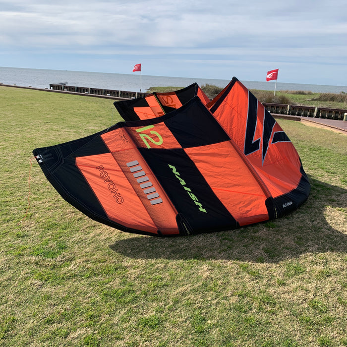 USED 2025 Naish Psycho Kite-12m-Coral/Black