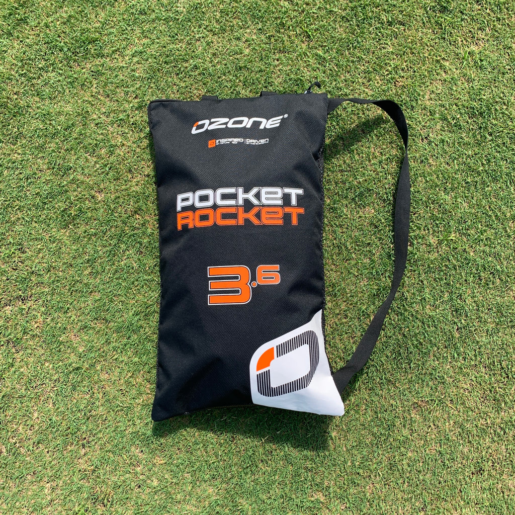 USED Ozone Pocket Rocket Parawing-Yellow/Green-3.6m