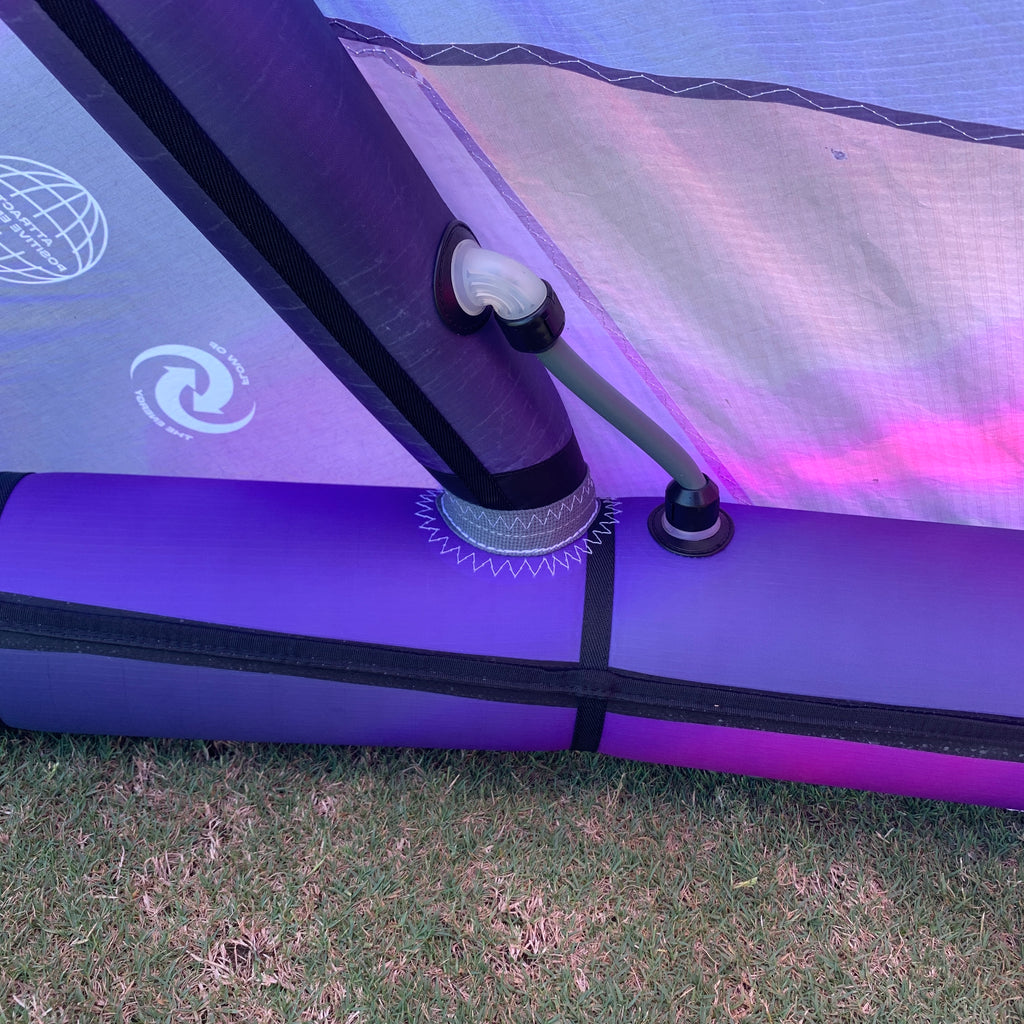 USED F-One Trigger V2 Brainchild Kite-Heatmap-8m