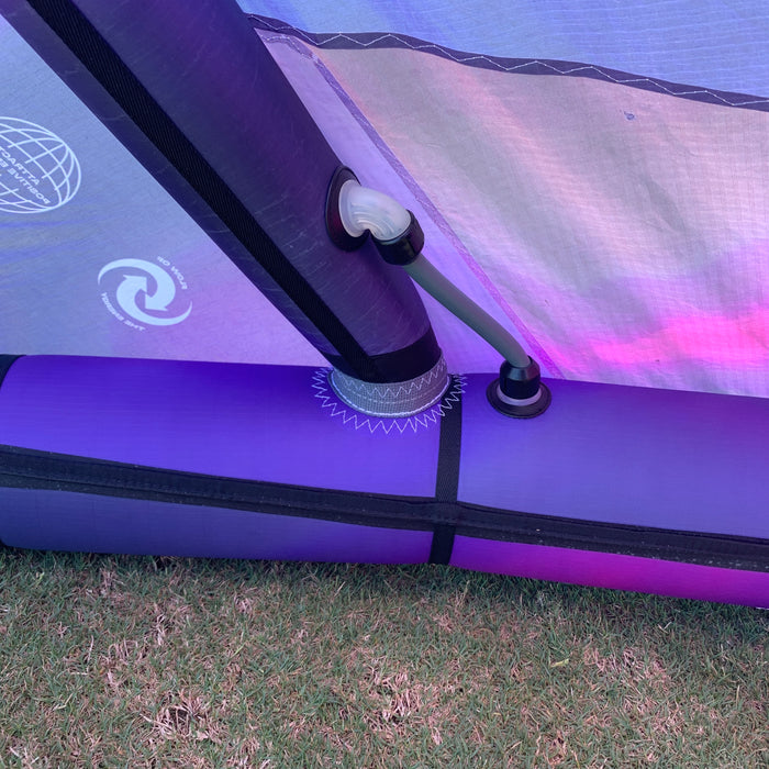 USED F-One Trigger V2 Brainchild Kite-Heatmap-8m