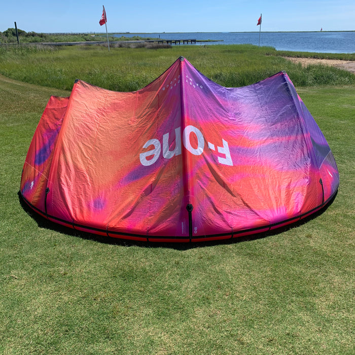 USED F-One Trigger V2 Brainchild Kite-Heatmap-8m