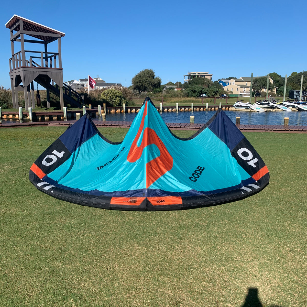 USED Slingshot Code V2 Kite-Blue-10m