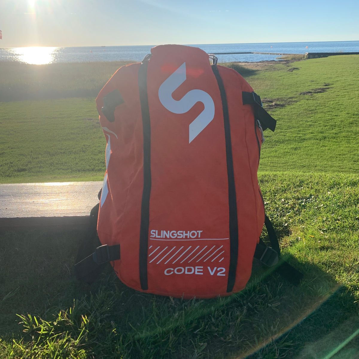 USED Slingshot Code V2 Kite-Blue-10m
