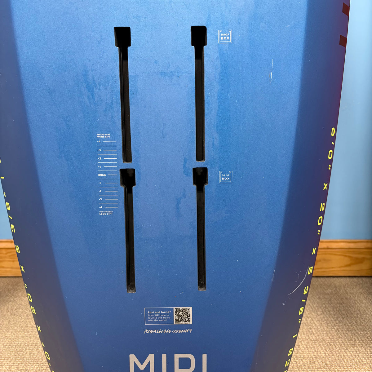 USED 2025 North Midi Foilboard-Tidal Blue-6'0" x 82L