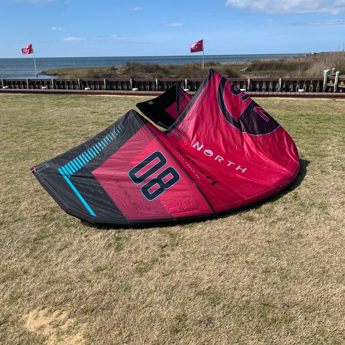 USED 2025 North Reach Kite-Rubine Red-8m