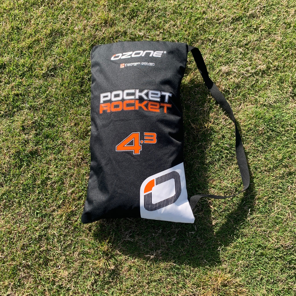 USED Ozone Pocket Rocket Parawing-Blue/Green-4.3m