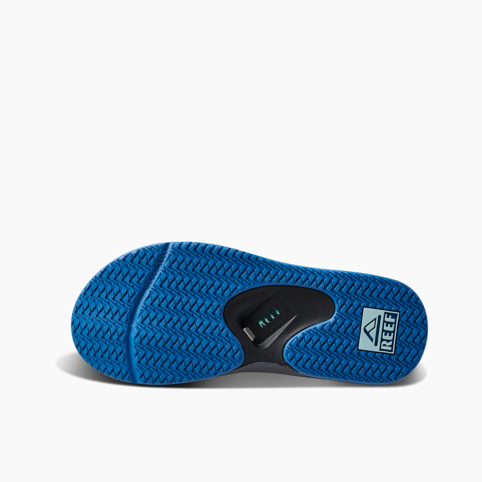 REEF Fanning Sandal-Gunmetal/Ocean