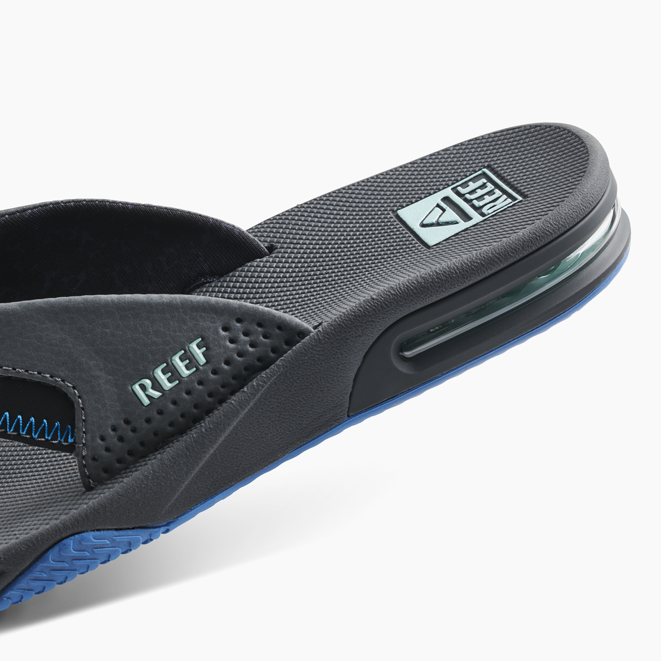 REEF Fanning Sandal-Gunmetal/Ocean