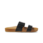 REEF Cushion Vista Sandal-Black/Natural