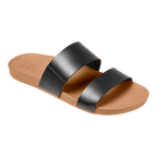 REEF Cushion Vista Sandal-Black/Natural