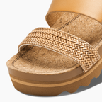 REEF Cushion Vista Hi Sandal-Natural Braid