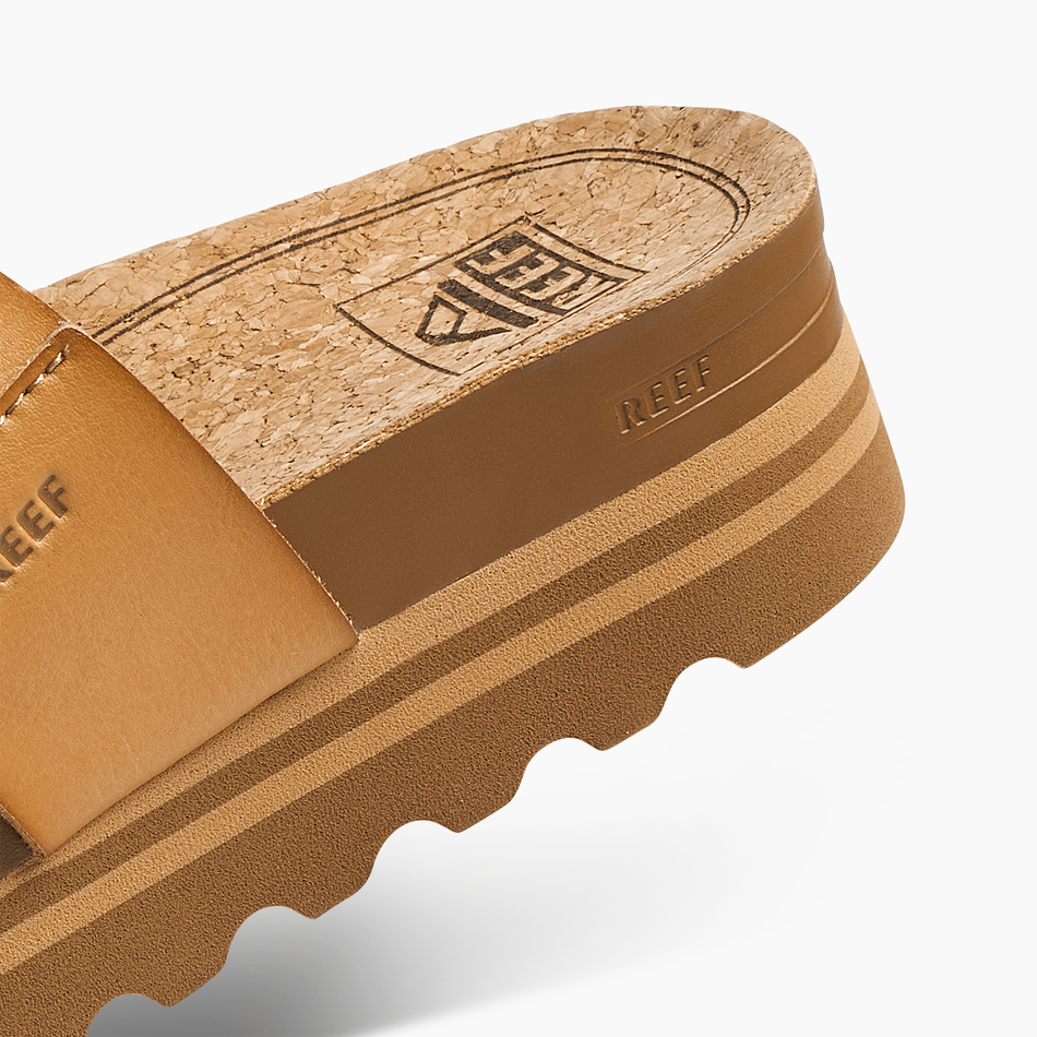REEF Cushion Vista Hi Sandal-Natural Braid