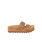 REEF Cushion Vista Hi Sandal-Chocolate Raffia