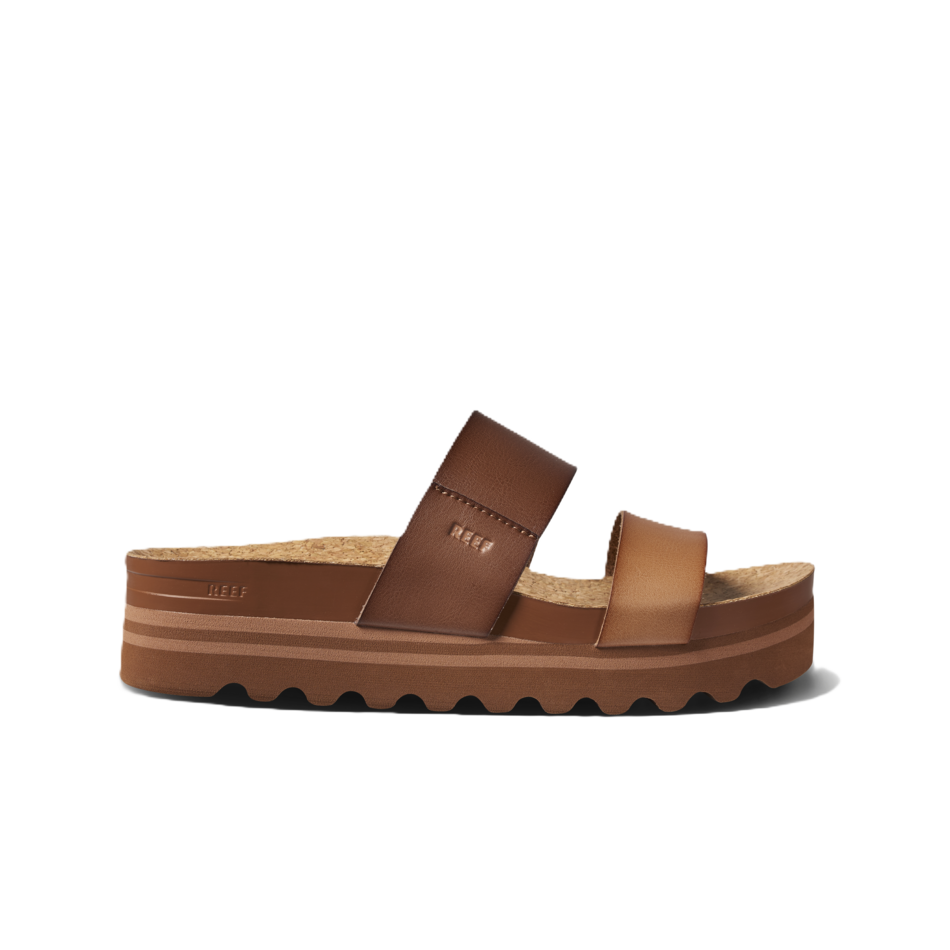 REEF Cushion Vista Hi Sandal-Espresso Duo