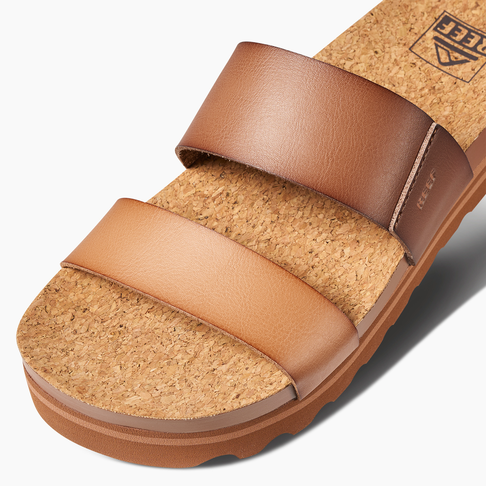 REEF Cushion Vista Hi Sandal-Espresso Duo