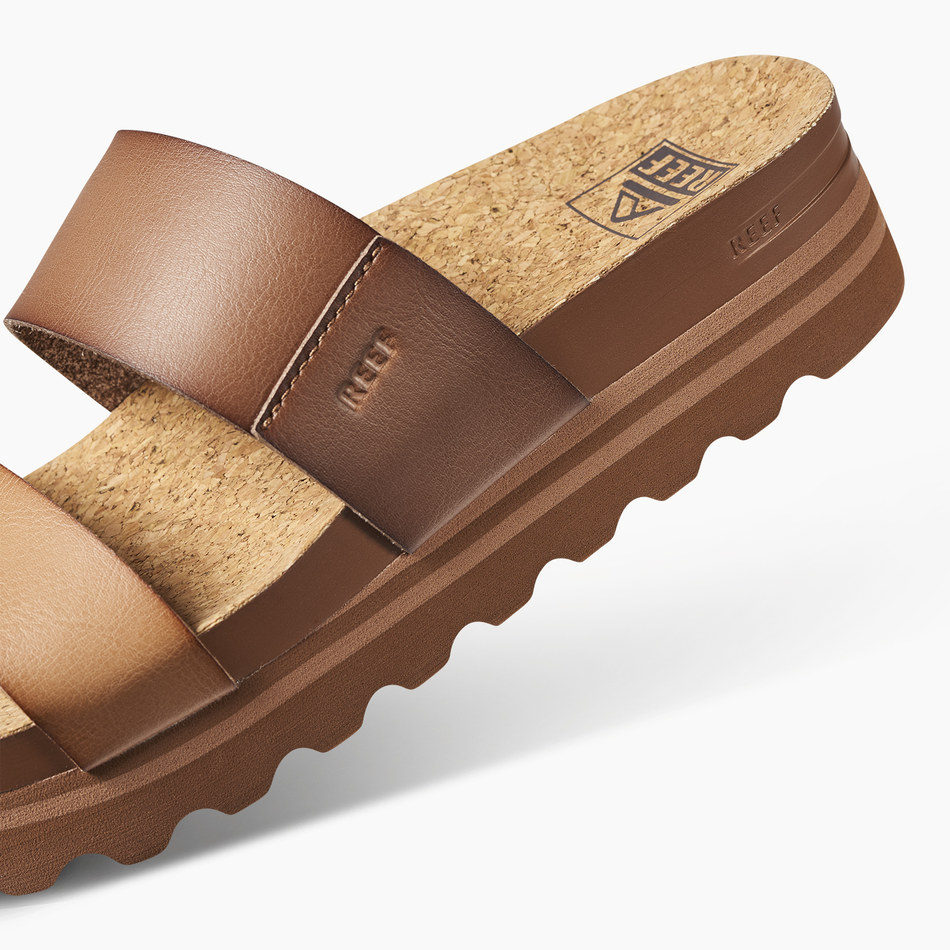 REEF Cushion Vista Hi Sandal-Espresso Duo