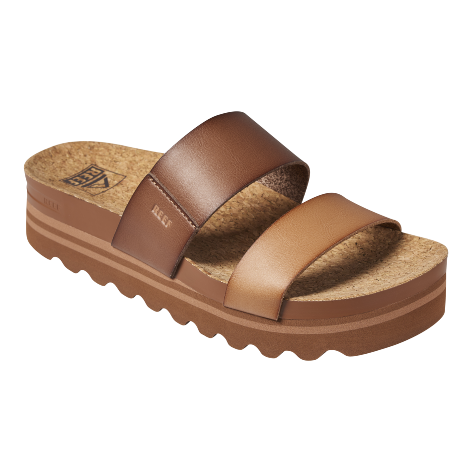REEF Cushion Vista Hi Sandal-Espresso Duo