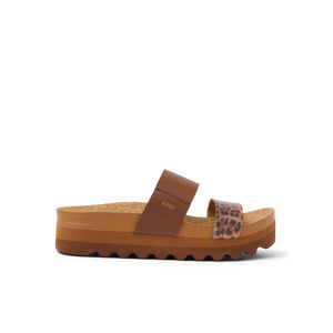 REEF Cushion Vista Hi Sandal-Brown/Leopard