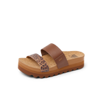 REEF Cushion Vista Hi Sandal-Brown/Leopard