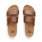 REEF Cushion Vista Hi Sandal-Brown/Leopard