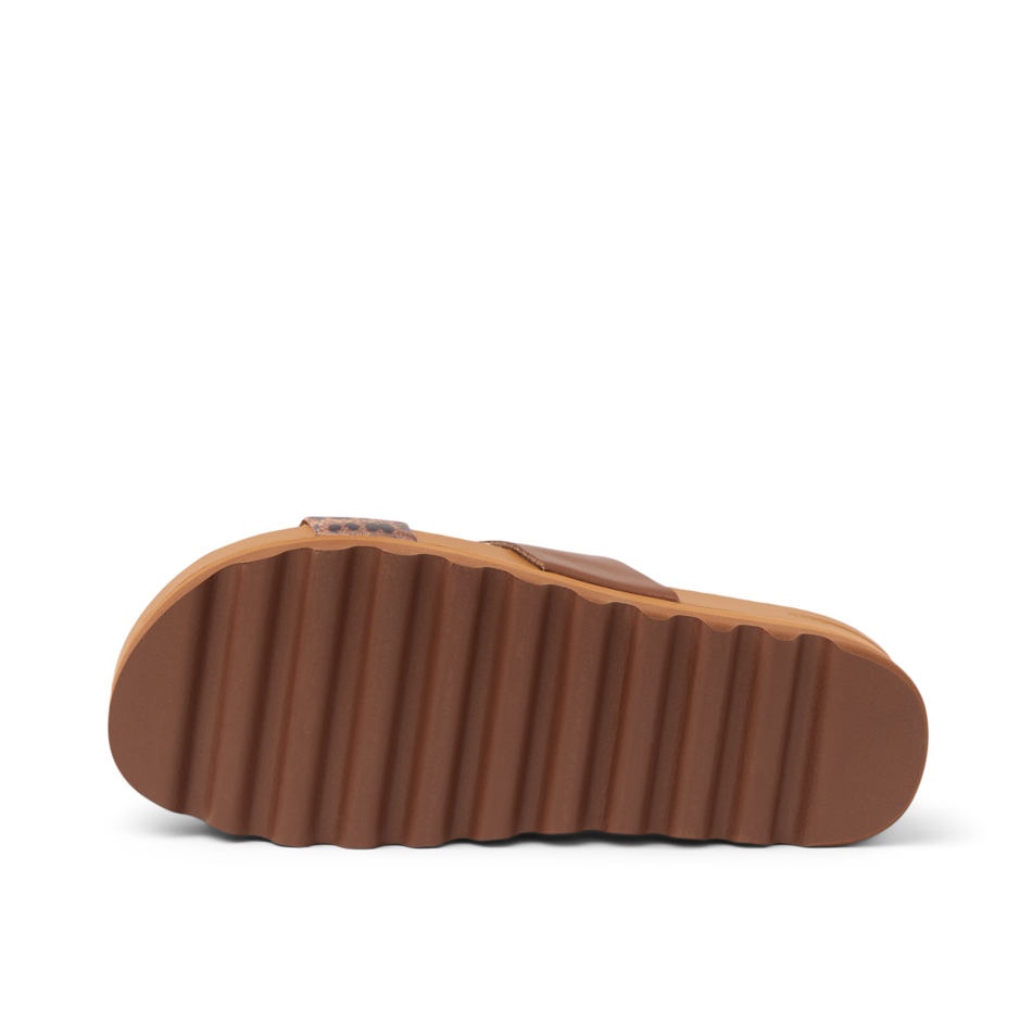 REEF Cushion Vista Hi Sandal-Brown/Leopard