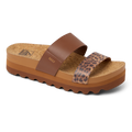 REEF Cushion Vista Hi Sandal-Brown/Leopard