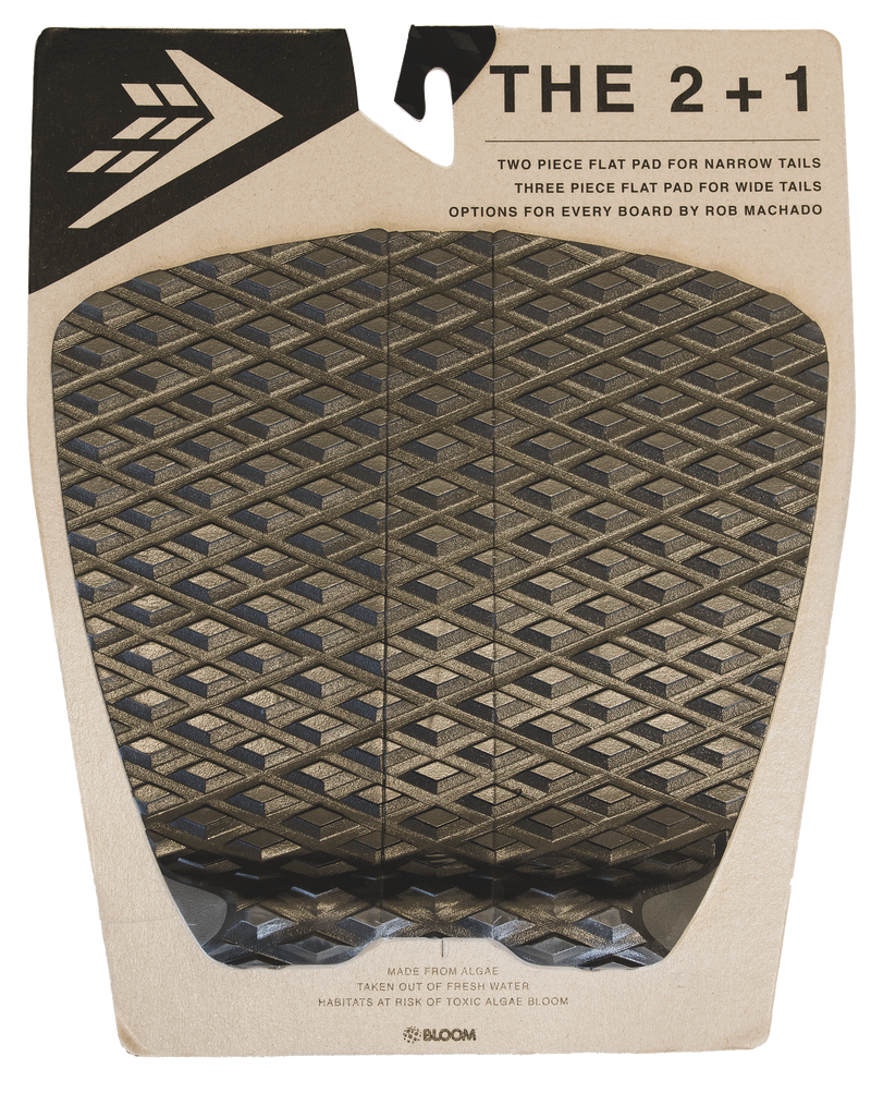 Firewire Machado 2+1 Flat Traction Pad-Black/Charcoal