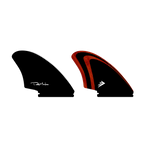 Firewire Machado Twin Keel Fin Set-Red/Blk