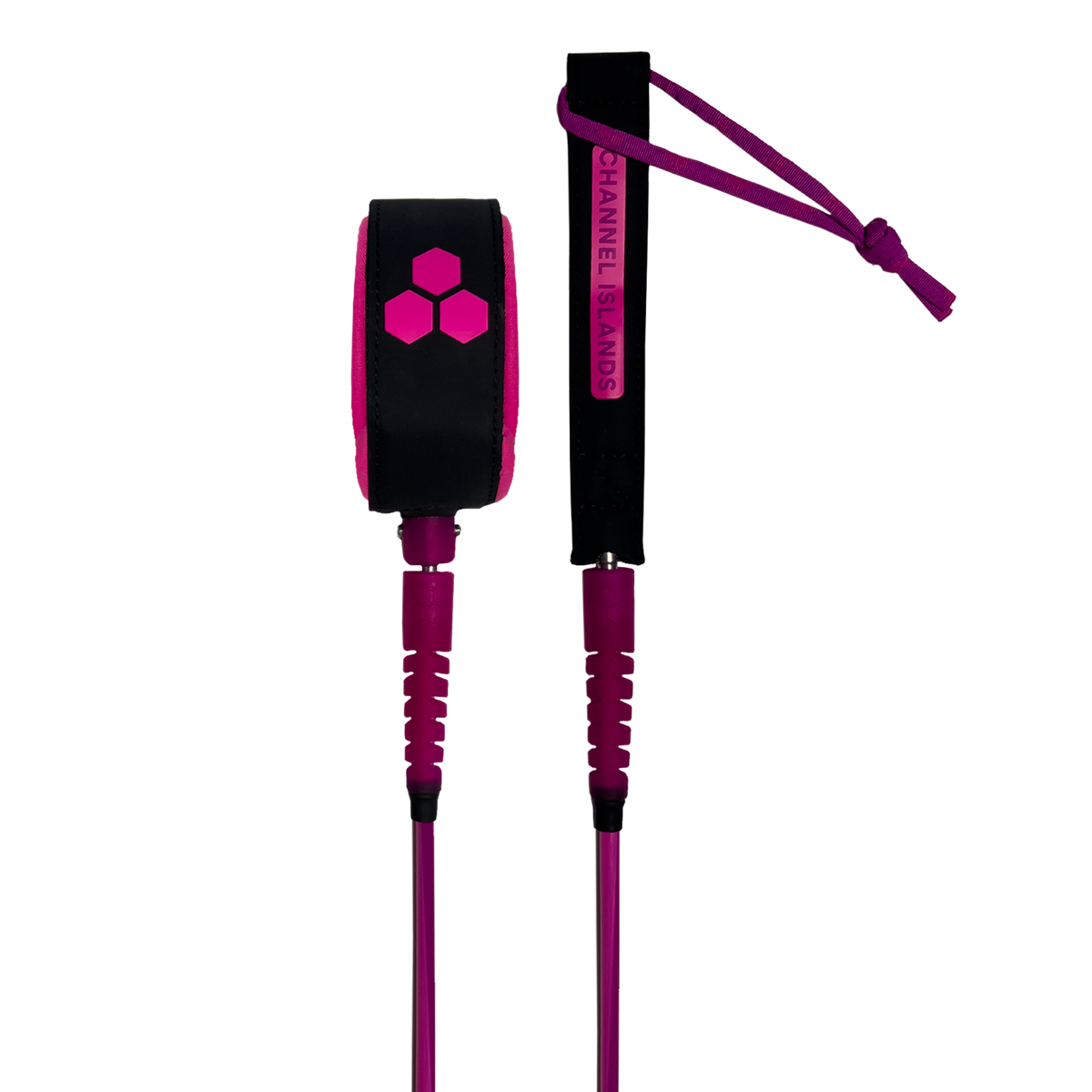 Channel Islands Round Everyday Leash-Electric Fuchsia-6' x 1/4"