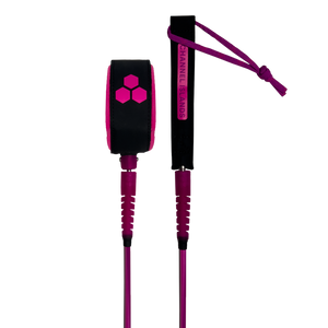 Channel Islands Round Everyday Leash-Electric Fuchsia-6' x 1/4"