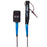 Channel Islands Round Comp Leash-Merlot Ocean-6' x 3/16"