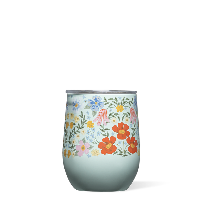 Corkcicle x Rifle Paper 12 oz Stemless-Bramble