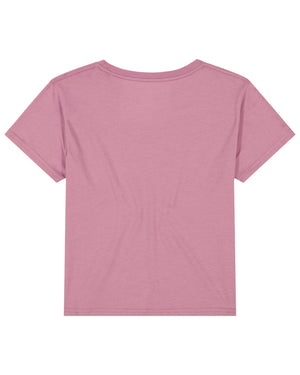 Roxy Girls Logo Tee-Mauve Orchid Heather— Alternate View