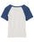 Roxy Girls Daisies Raglan Tee-Coastal Fjord