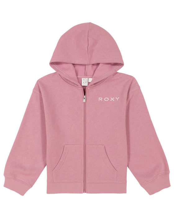 Roxy Girls OS Evening Hike Zip Sweatshirt Mauve Orchid REAL Watersports