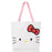 Aloha Collection Kitty Face Reversible Tote Bag-Black/White