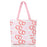 Aloha Collection Kitty Face Reversible Tote Bag-Black/White