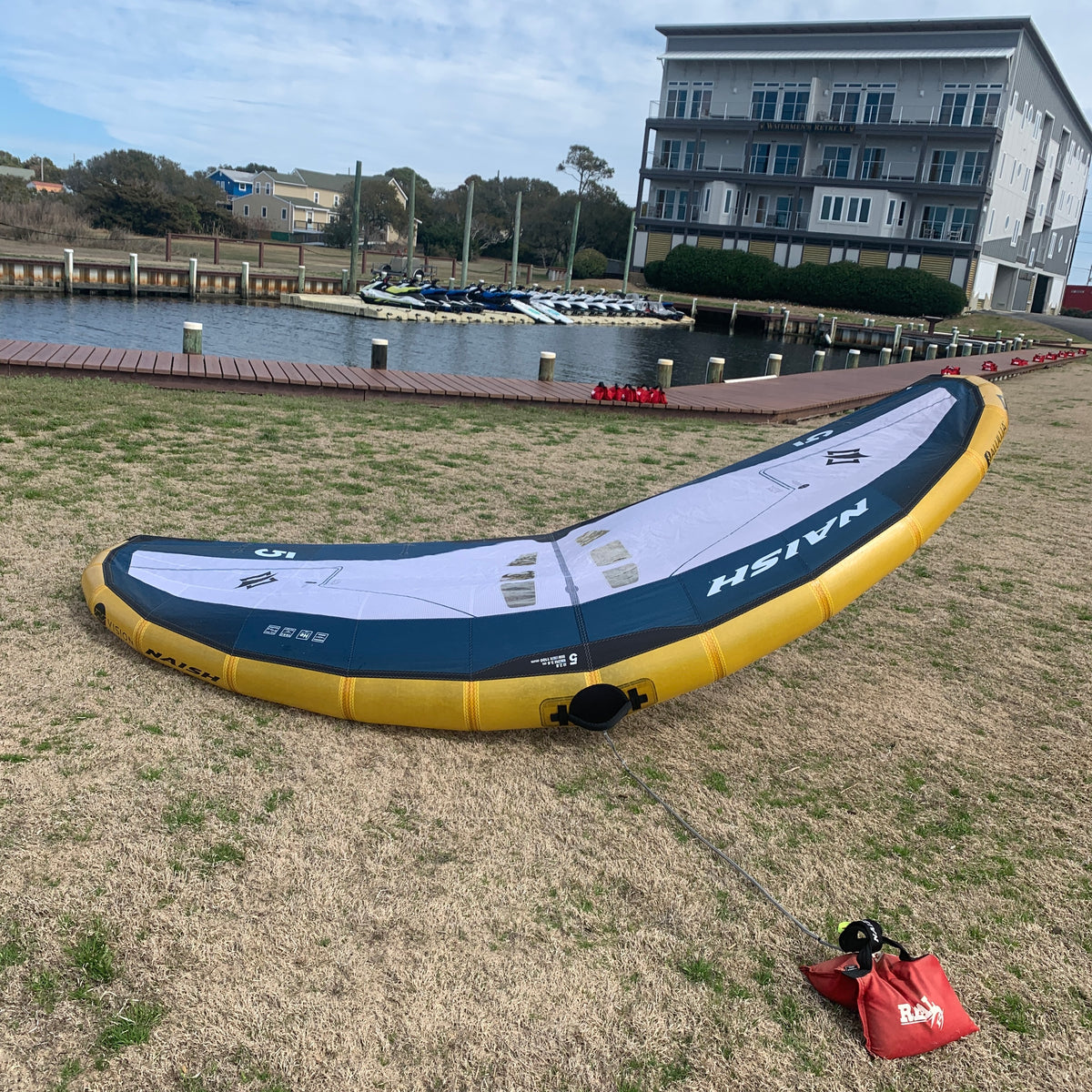 USED 2025 Naish ADX Nvision Wing-Light Grey-5m