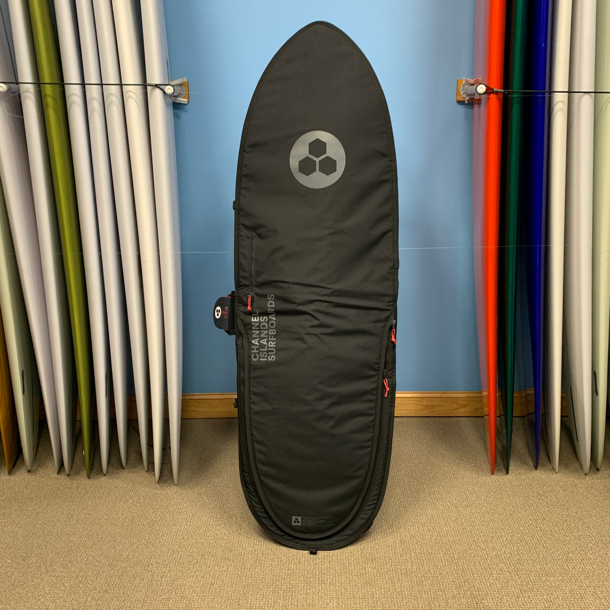 USED Channel Islands Everyday Hybrid Boardbag-Black-6'3"
