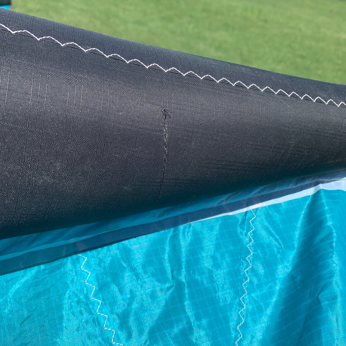 USED Ozone Wasp V2 Wing-Aqua Blue/White-6m