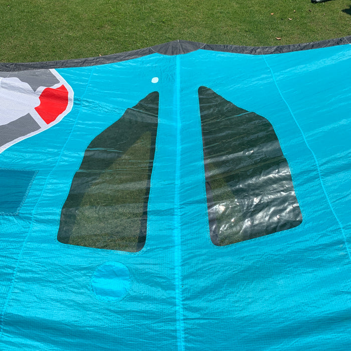 USED Ozone Wasp V2 Wing-Aqua Blue/White-6m