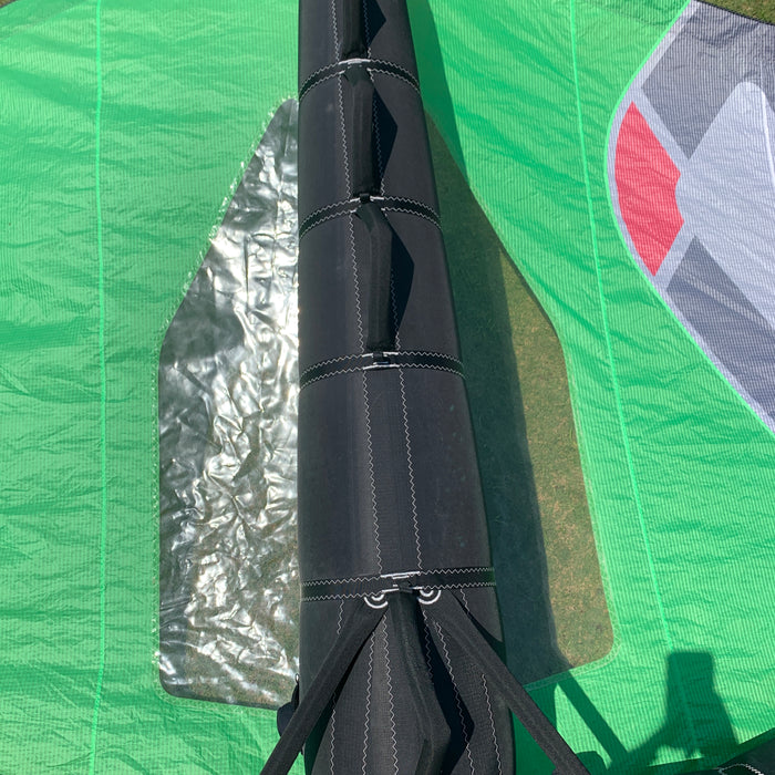 USED Ozone Wasp V2 Wing-Bright Green/White-5m