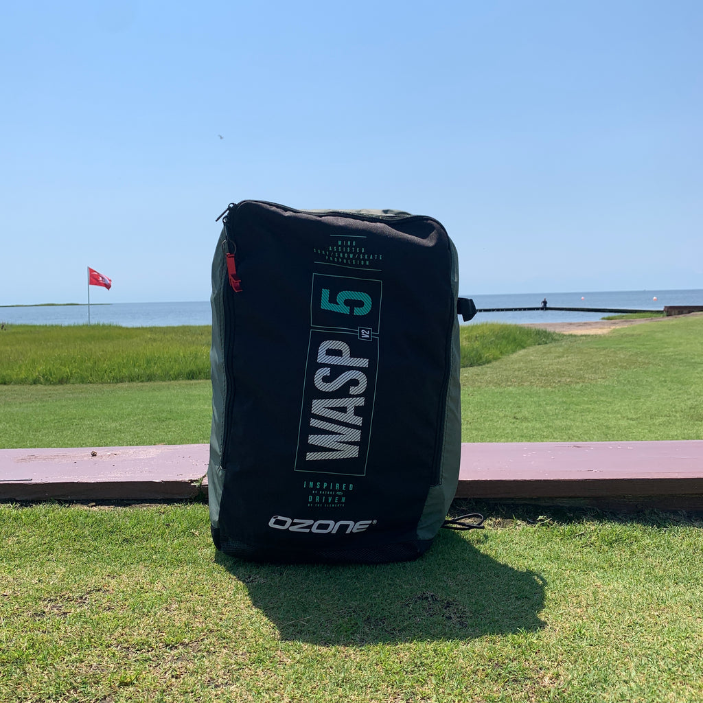 USED Ozone Wasp V2 Wing-Bright Green/White-5m